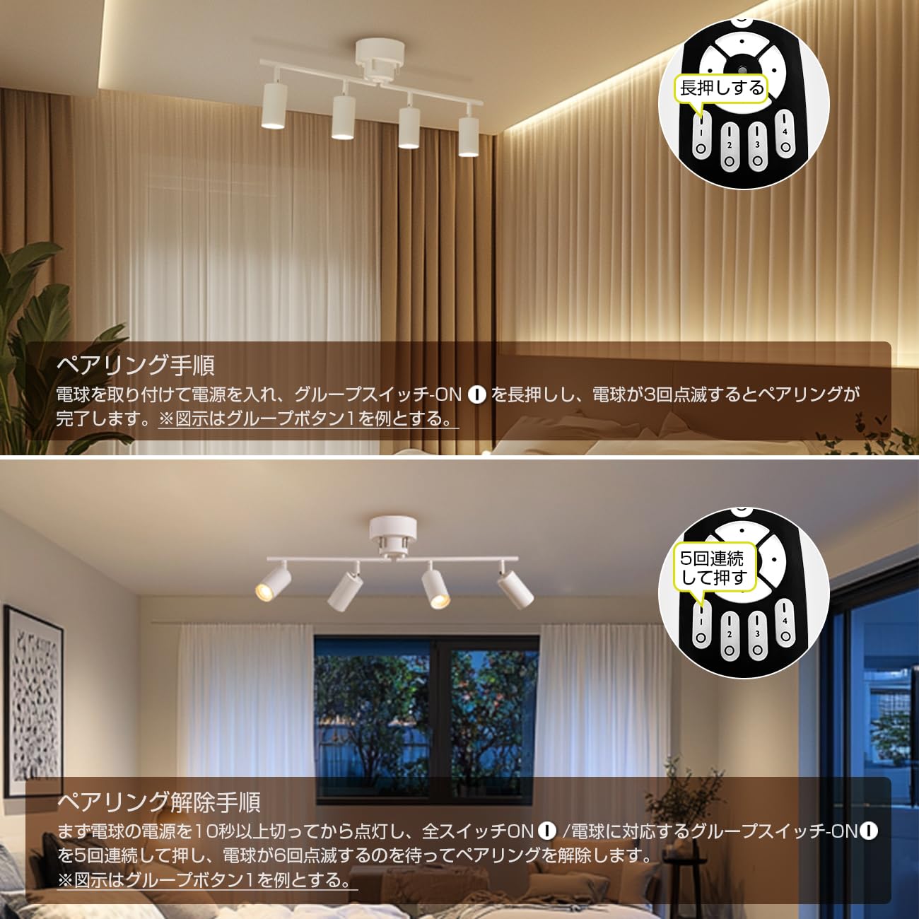 Amazon.co.jp : PNRLUX シーリングライト おしゃれ 4灯 LED電球付き